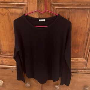 Rag and bone Classic Black Long Sleeve Top